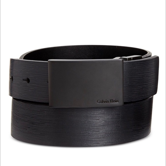 calvin klein plaque belt